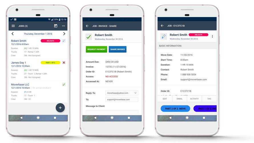 Moverbase Mobile App Android
