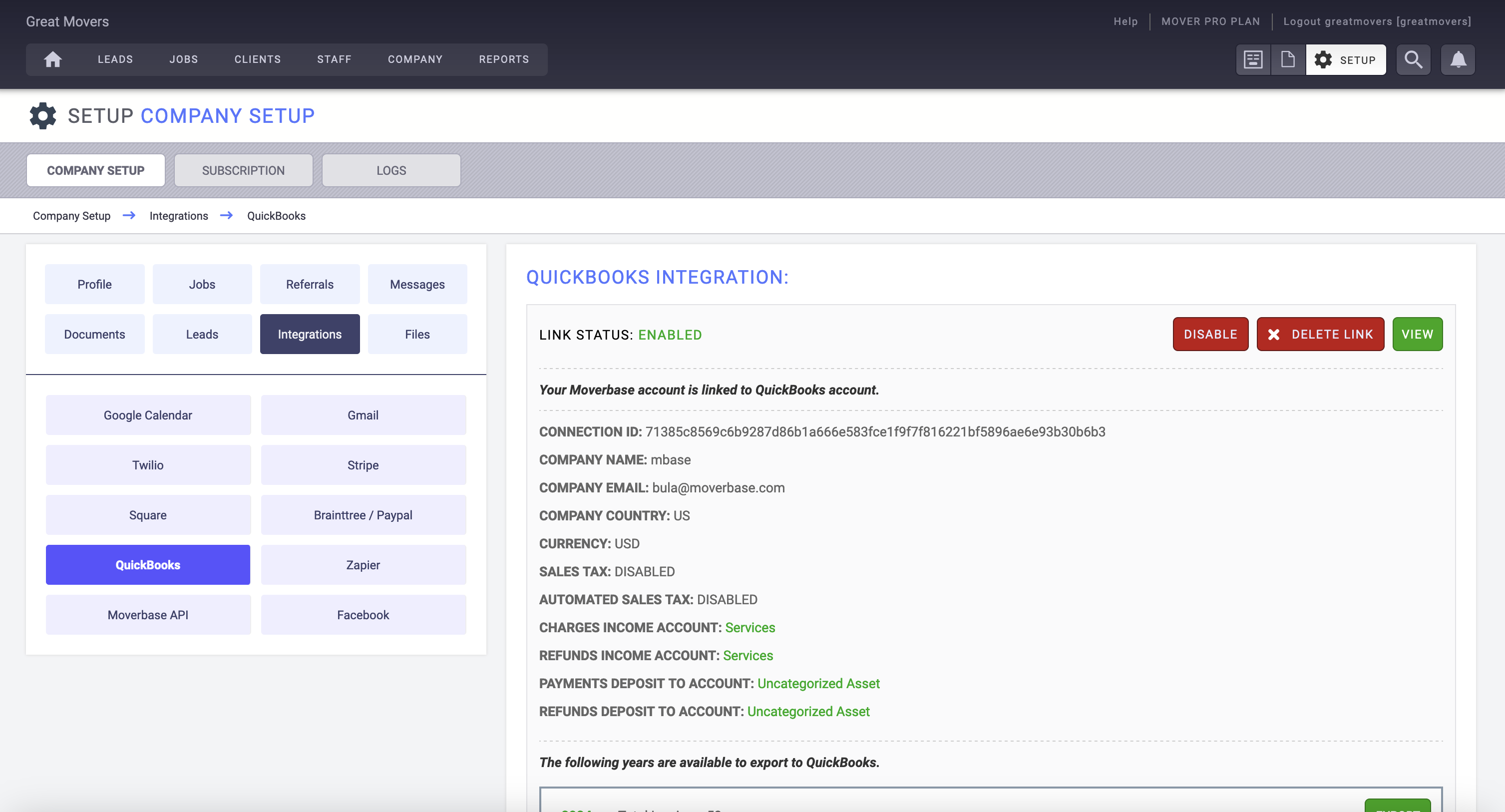 Moverbase Moving CRM SoftwareMoverBase | #1 Moving Company CRM Software